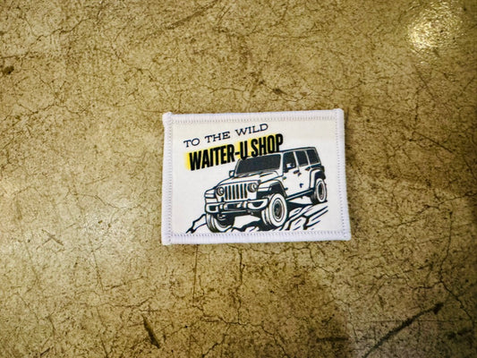 Backpack／ToolBag用付け替えワッペン（WAITER-U JEEP FRONT）