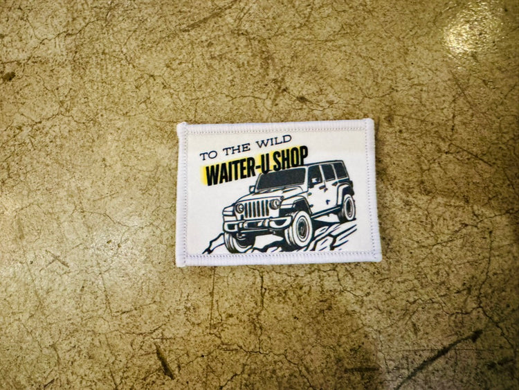 Backpack／ToolBag用付け替えワッペン（WAITER-U JEEP FRONT）