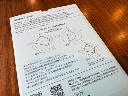 LACONIC スタイルステッカー レーダーチャート