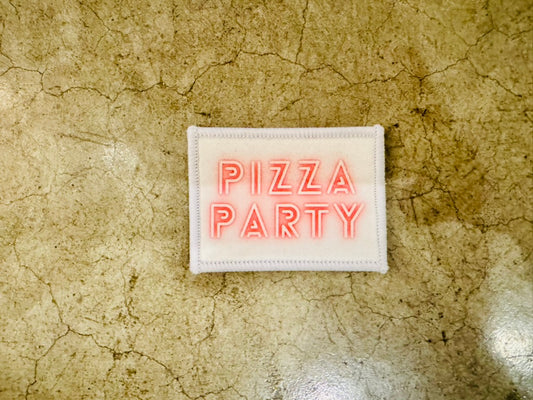 Backpack／ToolBag用付け替えワッペン（PIZZA PARTY）